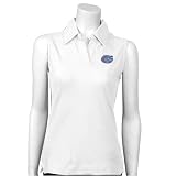 Cutter & Buck Florida Gators White Ladies DryTec Sleeveless Polo