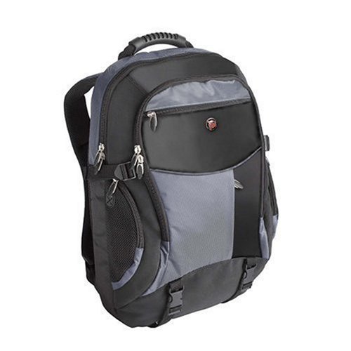 Targus XL Notebook Rucksack, schwarz / blau