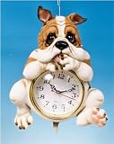 English Bulldog Uga Georgia Bull Dog Mascot Kitchen Wall Clock Home Decor