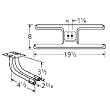 H-Shaped Twin Stainless Steel Burner L-Shaped Venturi