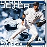 DEREK JETER New York Yankees 2009 MLB Monthly 12 X 12 PLAYER WALL CALENDAR