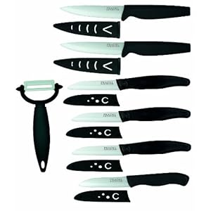 Pradel Premium - 070 - Coffret de 7 Pièces Céramique : 2 Couteaux à Steak + 1 Couteau Cuisine + 2 Couteaux Slice Cuisine + 1 Couteau Office Slice + 1 Éplucheur Pradel Premium - 070 - Coffret de 7 Pièces Céramique : 2 Couteaux à Steak + 1 Couteau Cuisine + 2 Couteaux Slice Cuisine + 1 Couteau Office Slice + 1 Éplucheur