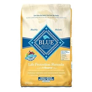 Blue Buffalo Healthy Weight Chicken and Brown Rice Recipe for Small Breeds Dry Dog Food, 15-Pound Blue Buffalo Healthy Weight Chicken and Brown Rice Recipe for Small Breeds Dry Dog Food, 15-Pound