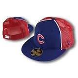 Chicago Cubs Original Mesh Fitted 59Fifty MLB Baseball Hat by New Era