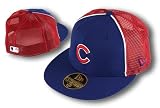 Chicago Cubs Original Mesh Fitted 59Fifty MLB Baseball Hat by New Era