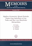 Algebro-Geometric Quasi-Periodic Finite-Gap: Solutions of the Toda and Kac-Van Moerbeke Hierarchies (Memoirs of the American Mathematical Society)