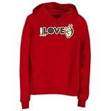 Sweatshirt Woman Red  I Love Golf  Sports