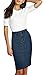 Lexi Womens Super Comfy Stretch Casual Denim Skirt