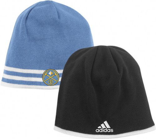 Denver Nuggets On Court Reversible Cuffless Team Knit Hat