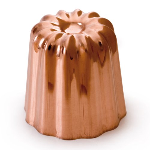 Mauviel 2.1Copper Canele Mold with Tin Interior