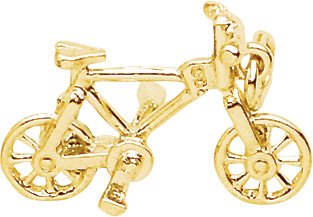 Rembrandt Charms Bicycle Charm, 14K Yellow Gold On Sale