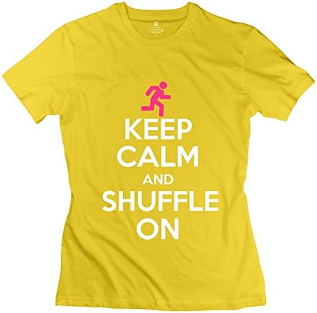 Custome Geek Women O Neck T Shirt/Keep Calm