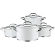 WMF 720096040 Kochtopf-Set 4-teilig Motion Blanche, weiss