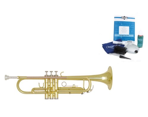 Conductor Model 200 Bb Student Trumpet w/ Case, Mouthpiece, Selmer Accessory Kit and 1 Year Warranty