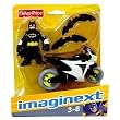 Imaginext DC Super Friends Mini Figure Batman With Batcycle