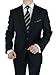 LUCIANO NATAZZI Italian Men's Suit 180'S Cashmere Wool Ticket Pocket Stripe