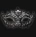 Handarbeit - Original Venezianische Maske - Colombina Burano Strass