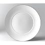 Gordon Ramsay tableware by Royal Doulton. 28cm white bone china bowl with platinum rim