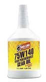 Red Line 75W140 Synthetic Gear Oil - 1 Quart, Pack of 12