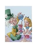  : Alice and the Mad Hatter, Celebration in Wonderland Art Poster Print by Walt Disney, 11x14