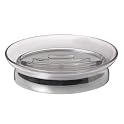 Plastic/Chrome Soap Dish