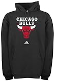 Chicago Bulls Black Primary Logo Hooded Sweatshirt