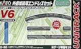 Nゲージ V-6 外側複線用エンドレスセット 20-865