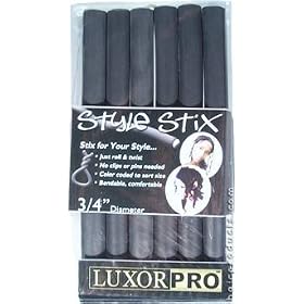 LUXOR Professional 8 inch Style Stix for Volume & Body for Long Hair (Diameter: 3/4 inch/Model: 2471BG)