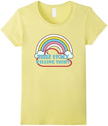 Women's This Is My Killing Shirt T-shirt Medium Lemon