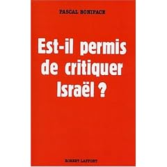 Est-il permis de critiquer Isra�l ?