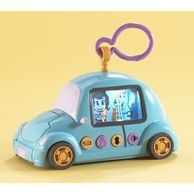 Pixel Chix Car - Sky Blue