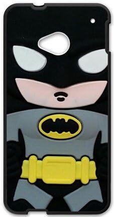Funny Cartoon Cute Batman Case Cover for HTC One M7 Laser Technology Cases