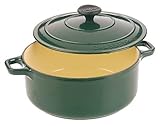 Chasseur Round Casserole, 20cm, 2.5ltr - Racing Green  from Chasseur