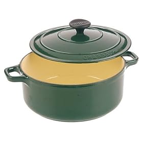 Chasseur Cast Iron Round Casserole 20cm 2.5l Racing Green