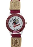 TimerMall OEM - Montre Enfants - Quartz - Tissu - Ultraman cadran blanc lunette Brown Roseo Tissus enfants