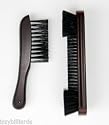 9" Nylon Pool Table brush and Rail Brush Billiards Mahogany