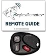 2002-2004 Chevy S-10 Keyless Entry Remote Fob Clicker With Free Do-It-Yourself Programming + Free eKeylessRemotes Guide