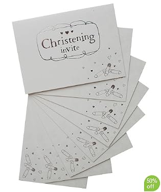 Christening Invites - 8pk
