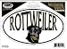 Rottweiler Oval Decal