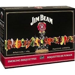 Jim Beam BTJB48 Smoking Bisquettes, 48 Count