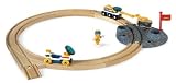 BRIO 33910 Wooden Railway System: Space Adventure Set (14 Pieces)