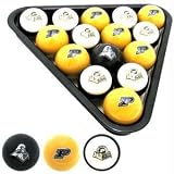 Purdue Boilermakers Officially Licensed NCAA Billiard Balls by Frenzy Sports