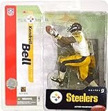 McFarlane Toys NFL Sports Picks Series 9 Action Figure Kendrell Bell (Pittsburgh Steelers) White Jersey by 
