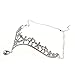 Plated Alloy Bowknot Rhinestone Wedding Tiara Headpieces with Pendant,Silver