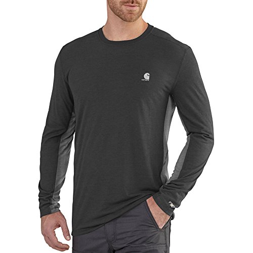 Carhartt Men's 102264 Force Extremes™ Long Sleeve T-Shirt - Large - Shadow/Asphalt