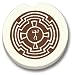 Man in the Maze Kar Koaster, Absorbent Ceramic Coaster for your Car