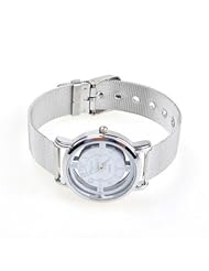 TOOGOO NEW Water Resistant Steel Rotary Dial Quartz Wrist Watch for Women