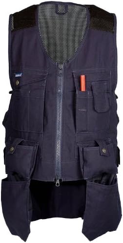 Skillers 4605-85 100% Cotton - Navy Blue Tool Vest - Size Small