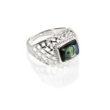 FOJO's Abalone Weave Design Ring