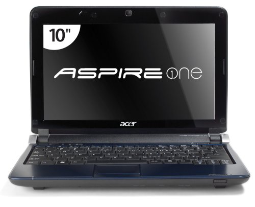 Acer Aspire One AOD150-1165 10.1-Inch Sapphire Blue Netbook - 6.5 Hour Battery Life